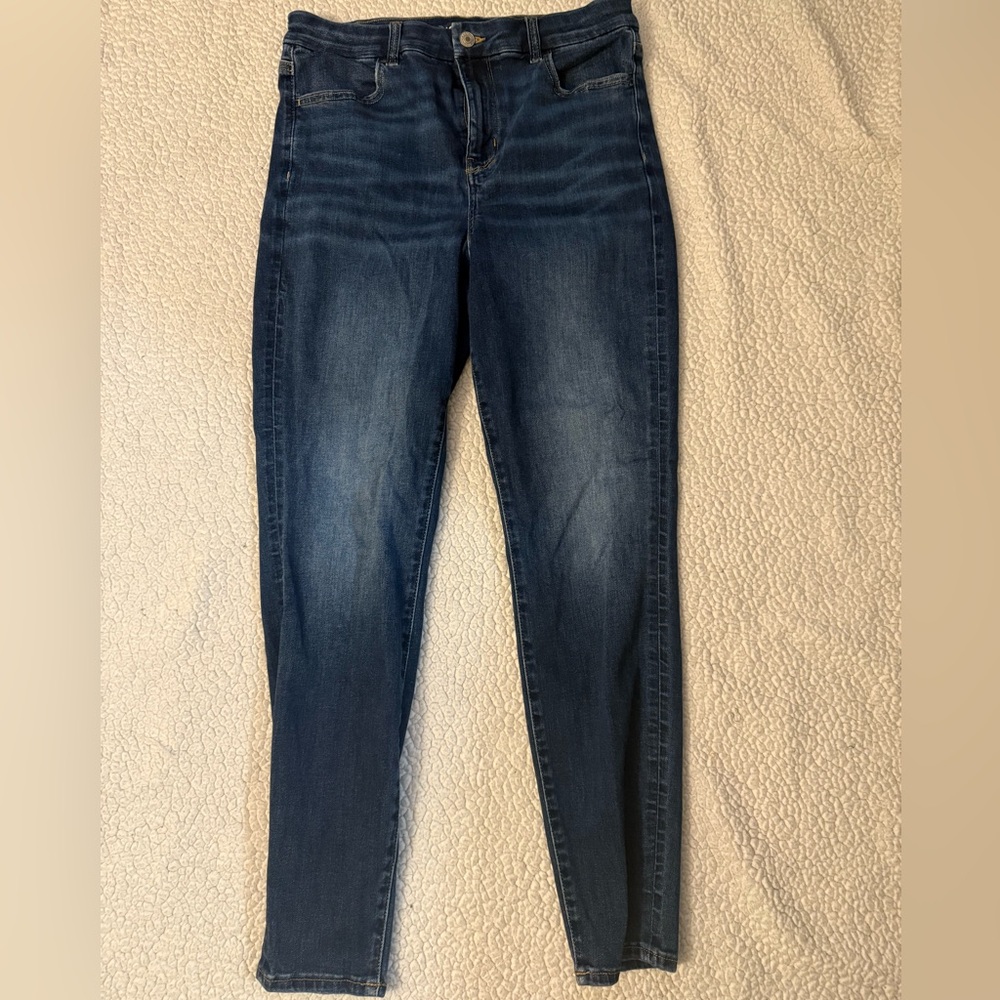 American Eagle Outfitters Dark Blue Skinny Jeans